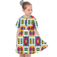 Shapes In Shapes 2                                                             Kids  Sailor Dress by LalyLauraFLM