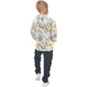 Flowers on a white background pattern                                                                 Kids  Hooded Pullover View2