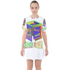 Project 20230104 1756111-01 Sixties Short Sleeve Mini Dress