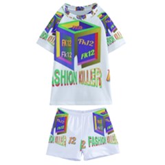 Project 20230104 1756111-01 Kids  Swim Tee And Shorts Set