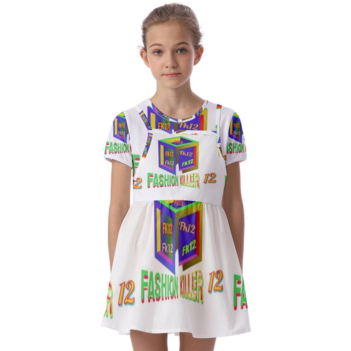 Project 20230104 1756111-01 Kids  Short Sleeve Pinafore Style Dress