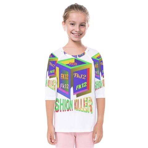 Fashionkiller12 Kids  Quarter Sleeve Raglan Tee by 1212