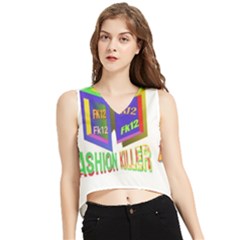 Fashionkiller12 V-neck Cropped Tank Top