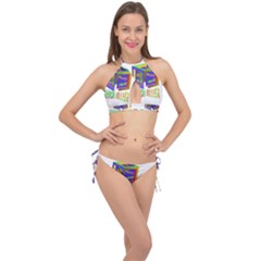 Fashionkiller12 Cross Front Halter Bikini Set by 1212