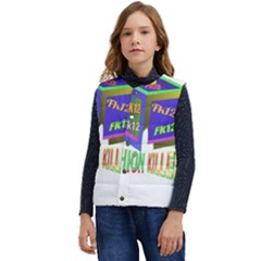 Fashionkiller12 Kid s Short Button Up Puffer Vest	