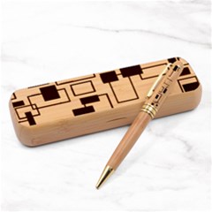 Colorful Rectangles                                                               Alderwood Pen Set by LalyLauraFLM