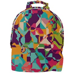 Retro Chaos                                                                       Mini Full Print Backpack by LalyLauraFLM