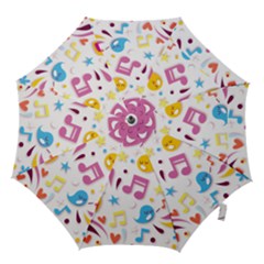 Love Cute Cartoon Seamless Shading Hook Handle Umbrellas (medium)