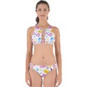 Love Cute Cartoon Seamless Shading Perfectly Cut Out Bikini Set View1