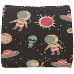 Space Pattern Cartoon Seat Cushion by Jancukart