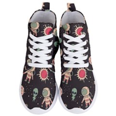 Space Pattern Cartoon Women s Lightweight High Top Sneakers