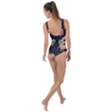 Space Pattern Cartoon Side Cut Out Swimsuit View2