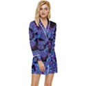 Shay Long Sleeve Satin Robe View1