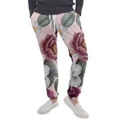 Roses Vintage Pattern Men s Jogger Sweatpants by Valentinaart