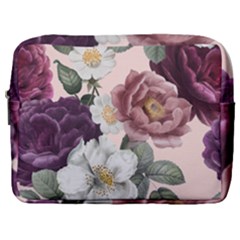 Roses Vintage Pattern Make Up Pouch (large) by Valentinaart