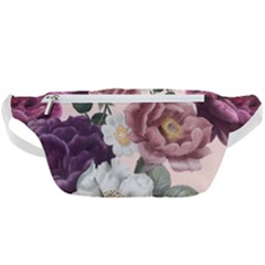 Roses Vintage Pattern Waist Bag  by Valentinaart