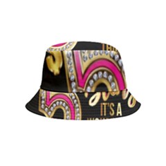 Pop Socket - Gemz Inside Out Bucket Hat (kids) by KzFashionShop