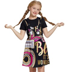 Pop Socket - Gemz Kids  Apron Dress by KzFashionShop