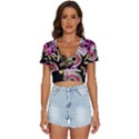 Pop Socket - Gemz V-Neck Crop Top View1