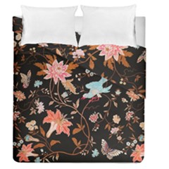 Vintage Floral Pattern Duvet Cover Double Side (queen Size) by Valentinaart