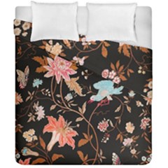 Vintage Floral Pattern Duvet Cover Double Side (california King Size) by Valentinaart