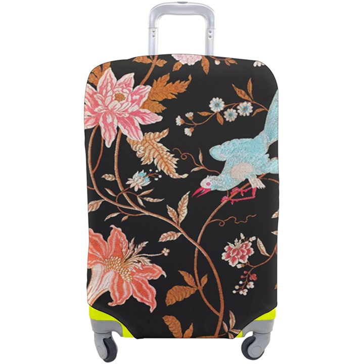 Vintage Floral pattern Luggage Cover (Large)