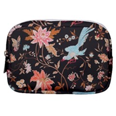 Vintage Floral Pattern Make Up Pouch (small) by Valentinaart