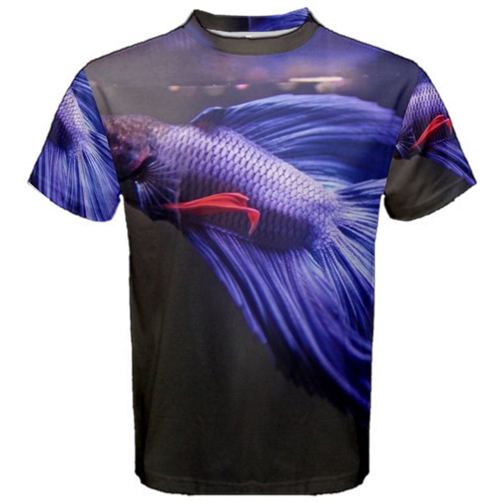 Betta Fish Photo And Wallpaper Cute Betta Fish Pictures Men s Cotton Tee