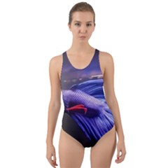 Betta Fish Photo And Wallpaper Cute Betta Fish Pictures Cut-out Back One Piece Swimsuit by StoreofSuccess