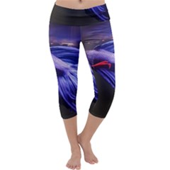 Betta Fish Photo And Wallpaper Cute Betta Fish Pictures Capri Yoga Leggings by StoreofSuccess