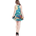 Waves Ocean Sea Abstract Whimsical (2) Reversible Sleeveless Dress View2