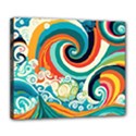 Wave Waves Ocean Sea Abstract Whimsical Deluxe Canvas 24  x 20  (Stretched) View1