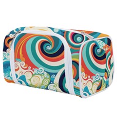 Wave Waves Ocean Sea Abstract Whimsical Toiletries Pouch