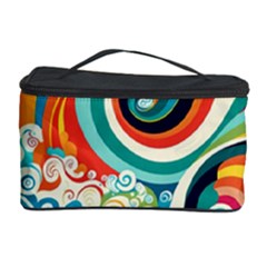 Wave Waves Ocean Sea Abstract Whimsical Cosmetic Storage