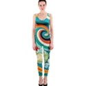 Wave Waves Ocean Sea Abstract Whimsical One Piece Catsuit View1