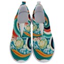 Wave Waves Ocean Sea Abstract Whimsical No Lace Lightweight Shoes View1