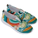 Wave Waves Ocean Sea Abstract Whimsical No Lace Lightweight Shoes View3