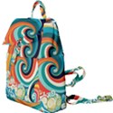 Wave Waves Ocean Sea Abstract Whimsical Buckle Everyday Backpack View1