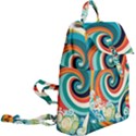 Wave Waves Ocean Sea Abstract Whimsical Buckle Everyday Backpack View2