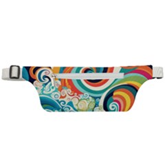 Wave Waves Ocean Sea Abstract Whimsical Active Waist Bag