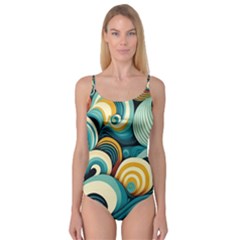 Waves Ocean Sea Abstract Whimsical (1) Camisole Leotard 