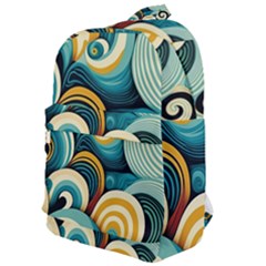 Waves Ocean Sea Abstract Whimsical (1) Classic Backpack by Jancukart