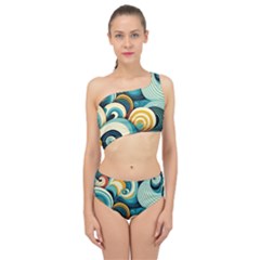 Waves Ocean Sea Abstract Whimsical (1) Spliced Up Two Piece Swimsuit