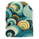 Waves Ocean Sea Abstract Whimsical (1) Drawstring Pouch (3XL) View1