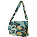 Waves Ocean Sea Abstract Whimsical (1) Full Print Messenger Bag (L) View1