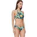 Waves Ocean Sea Abstract Whimsical (1) Banded Triangle Bikini Set View3