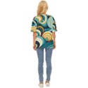 Waves Ocean Sea Abstract Whimsical (1) Oversized Basic Tee View4