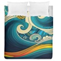 Waves Wave Ocean Sea Abstract Whimsical Duvet Cover Double Side (Queen Size) View1