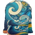 Waves Wave Ocean Sea Abstract Whimsical Giant Full Print Backpack View1