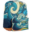 Waves Wave Ocean Sea Abstract Whimsical Giant Full Print Backpack View3